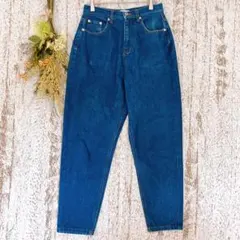 クラシカルエルフ　テーパードデニム(S)青　ジーンズ　ボトムス綿使用5m1453