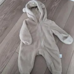 ベージュ フード付き ベビーアウター 6M