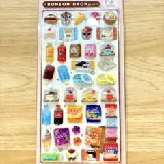 ボンボンドロップシール　コンビニ　スイーツ&お菓子