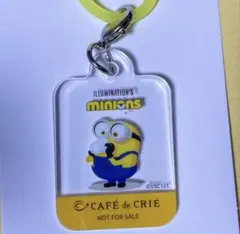 カフェドクリエ　ミニオンズ　ミニオン　アクリルチャーム　ボブ