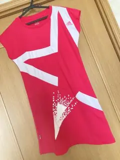 adidas テニスウェア ピンク 半袖