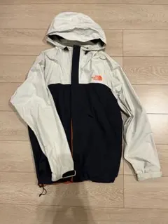 THE NORTH FACEノースフェイス　マウンテンパーカー　白×黒×オレンジ