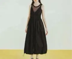 ま*む様 PINUE シャーリングキャミワンピース SAND BEIGE（サンド PINUE シャーリングキャミワンピース（SAND BEIGE）