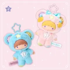 リトルツインスターズ キキララ マスコットホルダー 星空のエンジェル 50周年