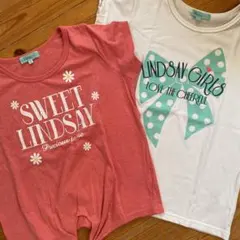 ☆タイムセール☆Lindsay ナルミヤ Ｔシャツ ２枚セット 160㎝