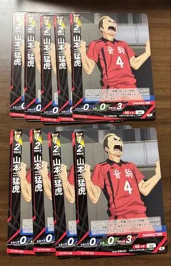 ハイキュー!! バボカ!! 山本猛虎9枚セット