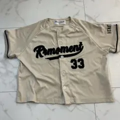 RRmoment キッズ 半袖 ベースボールシャツ 90cmのサムネイル