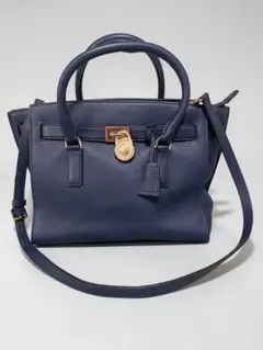 MICHAEL KORS ハミルトン サッチェル2wayバッグ ネイビーのサムネイル
