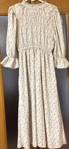 OLIVE des OLIVE ロングワンピース　 フラワープリント