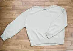 日本製 ウール100% Vネックセーター