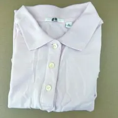 新品未使用ユニクロ薄ピンクポロシャツ①