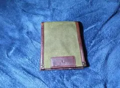 GUCCI 折り財布 オリーブグリーン/ブラウン