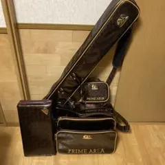 PRIME AREA プライムエリアへらバッグ セット中古品 マルーン色 - メルカリ