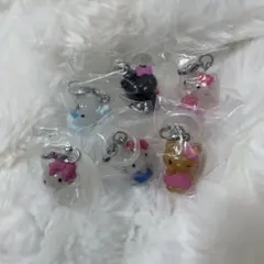 ハローキティ めじるしアクセサリー コンプリート　新品未開封　ガチャ