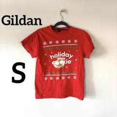 Gildan holiday cookie Tシャツ 赤 Sサイズ