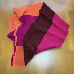 あ15 超美品　プリーツプリーズ　プリーツ加工 ピンク ストール あ15 超美品 プリーツプリーズ プリーツ加工 ピンク ストール 楽天市場