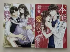 ベリーズ文庫「愛妻御曹司に娶られて、赤ちゃん…」「本能のまま、冷徹ドクターは…」