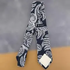 BREUER ペイズリー柄 麻 ネクタイ