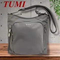 極美品　TUMI トゥミ　ショルダーバッグ　サコッシュ　ナイロン　軽量　グレーのサムネイル