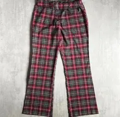 y2k パンク　ALGONQUINS ボンテージパンツ y2k MAD PUNKS V系 ロック ボンテージカーゴフレアパンツ