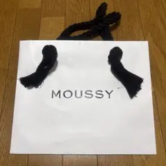 MOUSSY ショップ袋 ホワイト