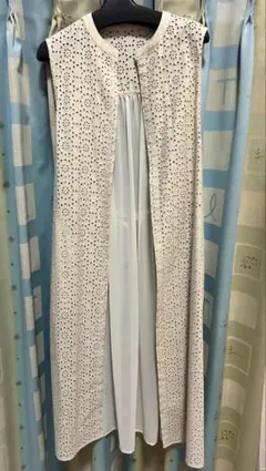☆VALENZA ロングジレ スワロフスキー size44 - メルカリ