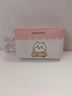 ちいかわ　ファスナー財布　ピンク