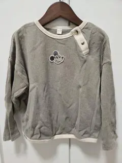 【アプレレクール】ディズニーキャラクターワッフル長袖Tシャツ 120cm