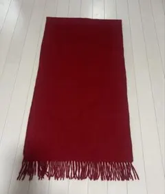 Donna Karan 赤色フリンジ付きマフラーのサムネイル
