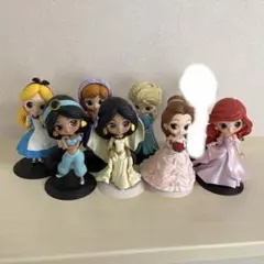 Q posketディズニープリンセス フィギュア 7体セット