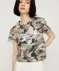 SLY カモフラージュ柄 半袖Tシャツ