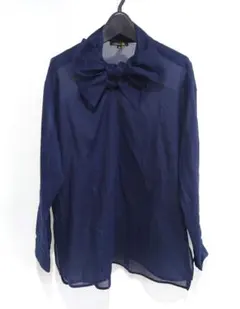 Drawer ドゥロワー ダブル リボン フリンジ ジャガード シアー