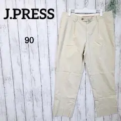 ジェイプレス チノパンツ L アイボリー 日本製 トラッド スラックス アイビー