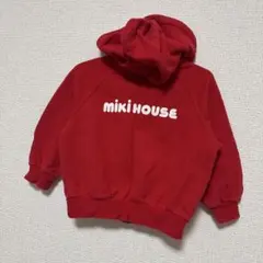 ミキハウス ビッグロゴ パーカー レトロ レア 希少