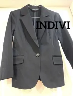 【美品】INDIVI レディース　テーラードジャケット　サイズ38(M相当)