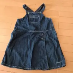 pom ponette ジャンバースカート デニム
