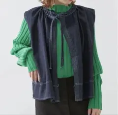 (新品/未使用/タグ付き)Freaks store デニムギャザーベスト