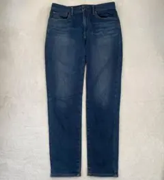 UNIQLO ユニクロ デニム ジーンズ ストレート ストレッチ ブルー M