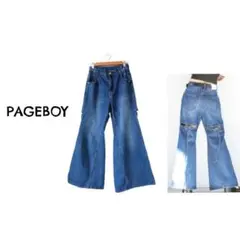 PAGEBOY/ページボーイ バックスリットデニム Dカンベルト付き 26Mのサムネイル