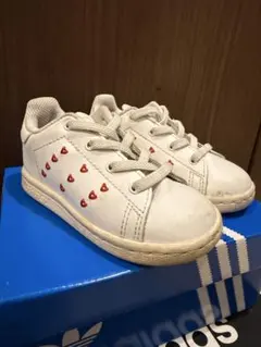 adidas Stan Smith スニーカー ハート装飾　13cm