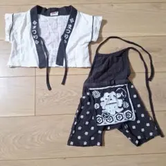 お祭り 夏祭り ベビー甚平セット 80