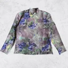 個性派 くしゅくしゅハイネック 和風 裏地付き グランマコア