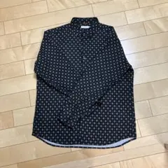 Hush Puppies 幾何学模様長袖シャツ LL