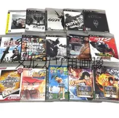 PS3 ゲーム　麻雀倶楽部　ウイニングポスト　ワンピース　グラセフ　15本セット