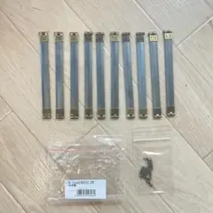 バネ口金　12cm AG アンティークゴールド　10個セット　no.8002