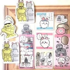 ちいかわ　鎧さん　ブックマークコレクション　ダイカットステッカー