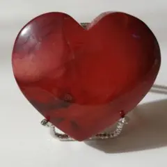 ムーアカイト　ハート　深紅　モッカイト