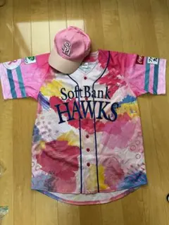 SoftBank Hawks ユニフォームとキャップ セット