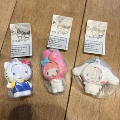 サンリオ フォトフレームマスコット　キティ&マイメロ&シナモロール