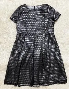極美品 ✨高級レリアン ワンピース　花柄　総刺繍　レース
